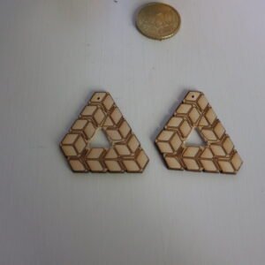 Impossible cube pendants