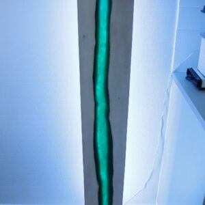 Floor standing river lamp, large.